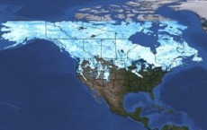 Snow Cover Map for March 5, 2012