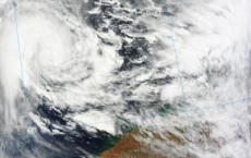 NASA Visible Image of Cyclone Lua