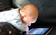 Baby with Tablet