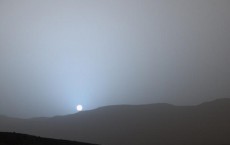 Mars Blue Sunset