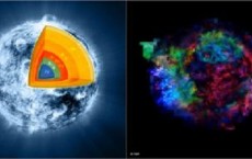 Illustration and Chandra Image of Cas A