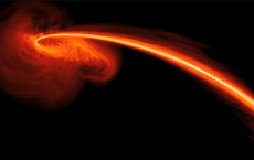 Black Hole Shredding A Star Into Pieces