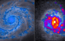 Spiral Galaxy And Clumpy Galaxy