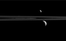 Saturnian Moons In A Trio