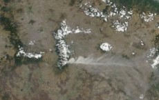 NASA Terra Satellite Image of Popocatepetl Volcano