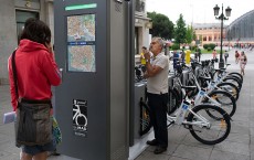 Electric Bikes in Madrid, Spain