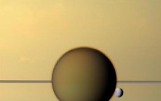 Titan's Dense Atmosphere Shrouds the Moon