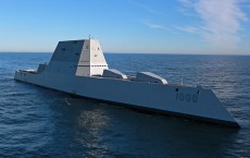 Largest U.S. Destroyer Out For Trials