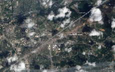 Tornado Track in Tuscaloosa, Alabama