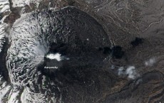 Plume from the Karymsky Volcano