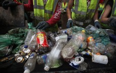 Volunteers Begin The Clean Up After 137,000 Fans Leave Glastonbury Festival