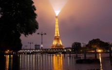 Heavy Rain Flooded Parts Of Paris Near The Louvre & Orsay Museum 