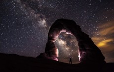 Starry Night Under Delicate Arch