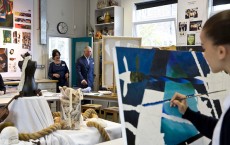 Prince Of Wales Visits The Royal Ballet School