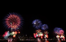 Fireworks Burst Over New York City On Fourth Of July