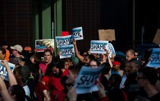 Activists Hold March Protesting Police Shooting Of Philando Castile