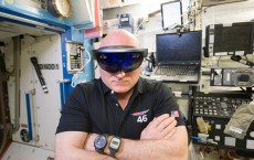 Astronaut Scott Kelly in ISS