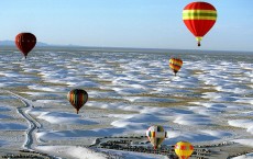 Hot air balloons in Alamogordo, New Mexico