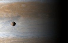 Io Moon Over Jupiter 