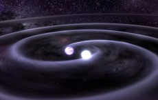 Space Wraping White Dwarfs Produce Gravitational Waves