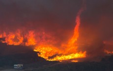 Blue Cut Fire Rages Through 30,000 Acres In Southern California