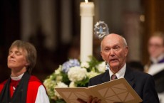 Nation Bids Farewell to Neil Armstrong at National Cathedral