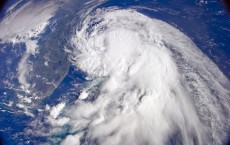 Tropical Storm as Captured from the International Space Station