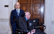 Yuri Milner And Stephen Hawking Host Press Conference On The Breakthrough Life In The Universe Initiatives