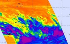 NASA Infrared Image of Tropical Storm 11P