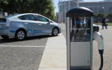 Charging stations for electric cars are appearing like mushrooms across different cities as a preparation for the electric car domination.