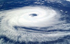 Cyclone Catarina from the ISS on March 26 2004