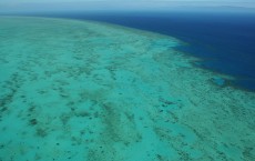 Donut Shaped Reef Below The Great Barrier Reef