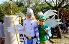 Cosplayers of Angemon and Takeru Takaishi, Digimon at CWT42 20160213a