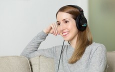 Woman With Headphones