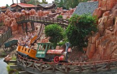 Big Thunder Mountain Railroad roller coaster ride