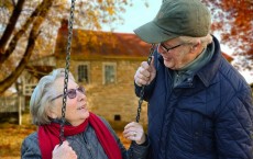 Happy retired couple