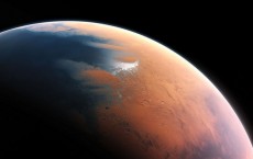 Artist's Impression of Mars Four Billion Years Ago