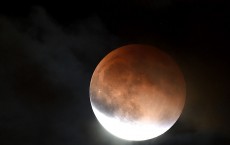 Supermoon Eclipse Visible In Skies Over California 