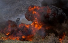 Blue Cut Fire Rages Through 30,000 Acres In Southern California