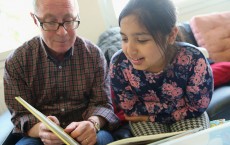 Retired Employee Teaching a Child