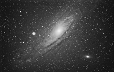 Andromeda galaxy disk