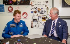 Tim Peake and Prince Charles