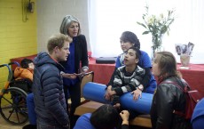 Prince Harry Visiting a Day Care Center