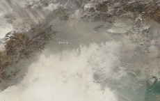 Beijing smog from space