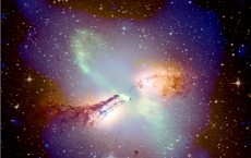 A jet of highly energetic particles with lightning fast speed originating at the centre of a Radio Galaxy