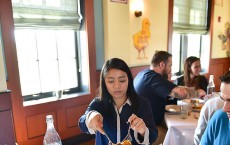 Guests Enjoying Pasta