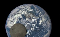 Far Side Of the Moon PIctured Orbiting Earth