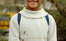 Smiling Schoolgirl