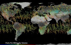 Animation: Atmospheric CO2 measurements from NASA's OCO-2 satellite