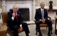 President Obama Meets With President-Elect Donald Trump In The Oval Office Of White House